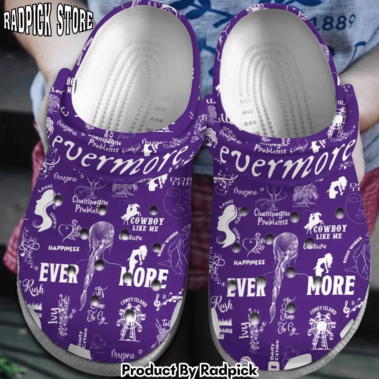 Radpick taylor swift clogs shoes comfortable crocband rp652966